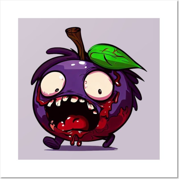 Zombie Plums - Alfie Wall Art by CAutumnTrapp